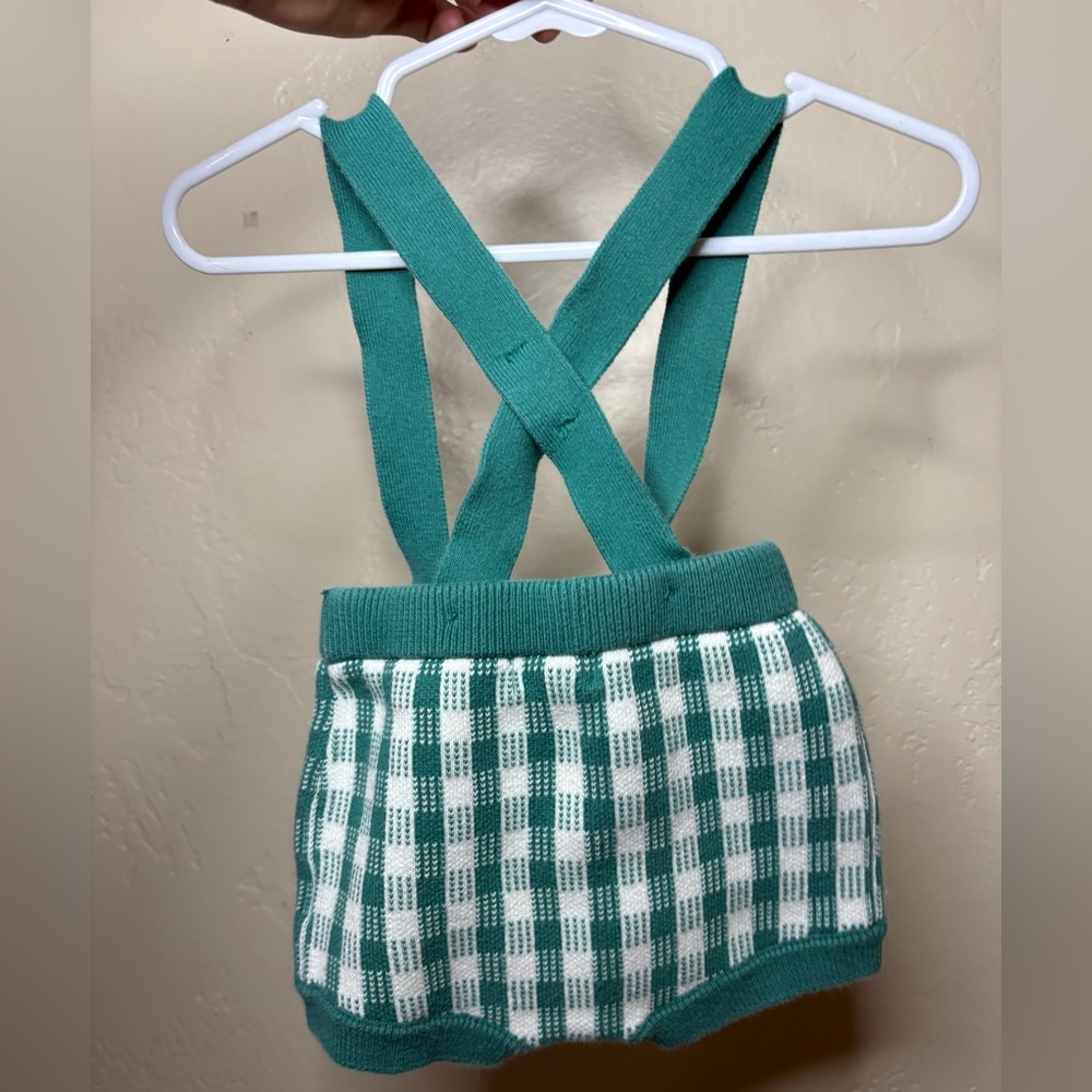 Cat & Jack Gingham Romper Size 3-6 Months - Picture 2 of 4